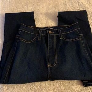 Dark Wash Fashion Nova Leggings